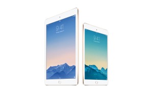 L'iPad Air 2 et l'iPad Mini 3 d'Apple. L'iPad Air 2 et l'iPad Mini 3 d'Apple.