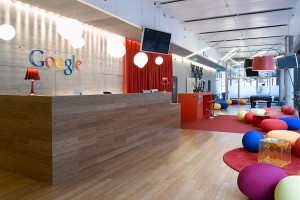 La réception de Google Suisse.