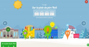 Le site de Google permettant de suivre le père Noël à travers le monde... Le site de Google permettant de suivre le père Noël à travers le monde...