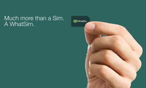 WhatSim la carte SIM pour WhatsApp.