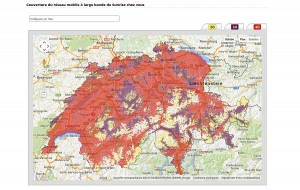 Le réseau mobile de Sunrise au début de l'année. Le réseau mobile de Sunrise au début de l'année.