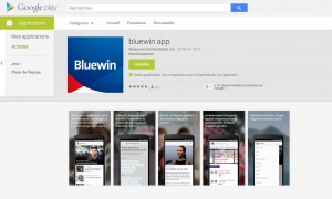La Bluewin App de Swisscom. La Bluewin App de Swisscom.