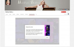 YouTube propose une fonctionnalité"multi-view" sur la page de Madilyn Bailey.