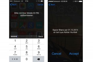 Signer avec le PIN de son smartphone grâce à Swisscom. Signer avec le PIN de son smartphone grâce à Swisscom.