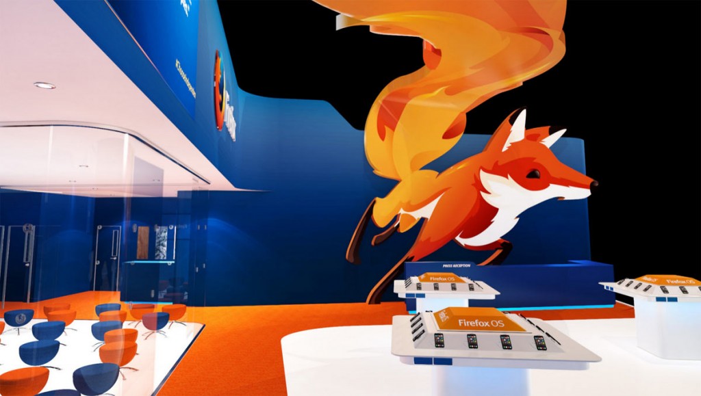 Mozilla Firefox au MWC 2015.