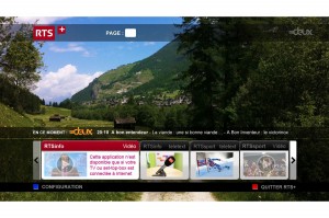 Le HbbTV disponible sur Swisscom TV 2.0.