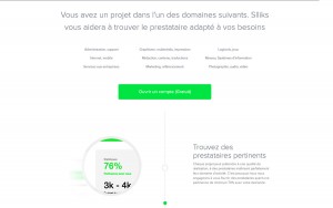 Les types de prestataires regroupés par Slliks.