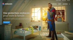 Le chevalier Swisscom veille sur votre domicile. Le chevalier Swisscom veille sur votre domicile.
