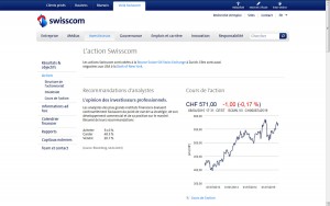 Swisscom: une route sans obstacle. Swisscom: une route sans obstacle.