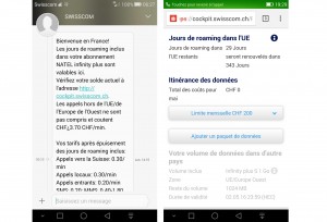 Une maladresse, 100Ko de consommé et une journée de roaming perdue chez Swisscom. Une maladresse, 100Ko de consommé et une journée de roaming perdue chez Swisscom.