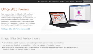 Office 2016 Preview de Microsoft.