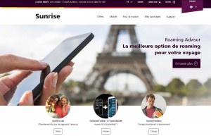 Sunrise notamment déjà sur internet un"Roaming Advisor". Sunrise notamment déjà sur internet un"Roaming Advisor".