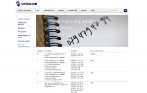 Des 075 chez Swisscom pour des numéros faciles à retenir.