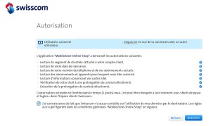 Le client Swisscom doit accepter que Mobilezone accède à ses données. Le client Swisscom doit accepter que Mobilezone accède à ses données.