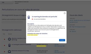Roaming: cockpit de Swisscom ne fonctionne pas chez certains abonnés. Roaming: cockpit de Swisscom ne fonctionne pas chez certains abonnés.
