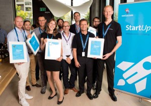 Les lauréats du Swisscom StartUp Challenge 2015. Les lauréats du Swisscom StartUp Challenge 2015.