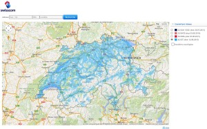 Le réseau 4G/LTE de Swisscom couvre 97% de la population. Le réseau 4G/LTE de Swisscom couvre 97% de la population.