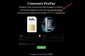 Avec Salt, vous êtes certain de gagner ce concours! Du moins sur le court terme. Avec Salt, vous êtes certain de gagner ce concours! Du moins sur le court terme.