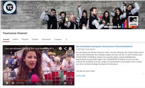 Youniverse Channel de MTV mobile.