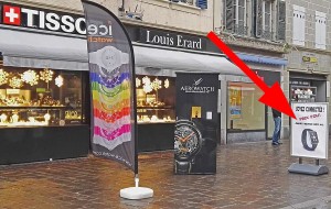 Des montres connectées dès 40 francs à Morges chez cet horloger.