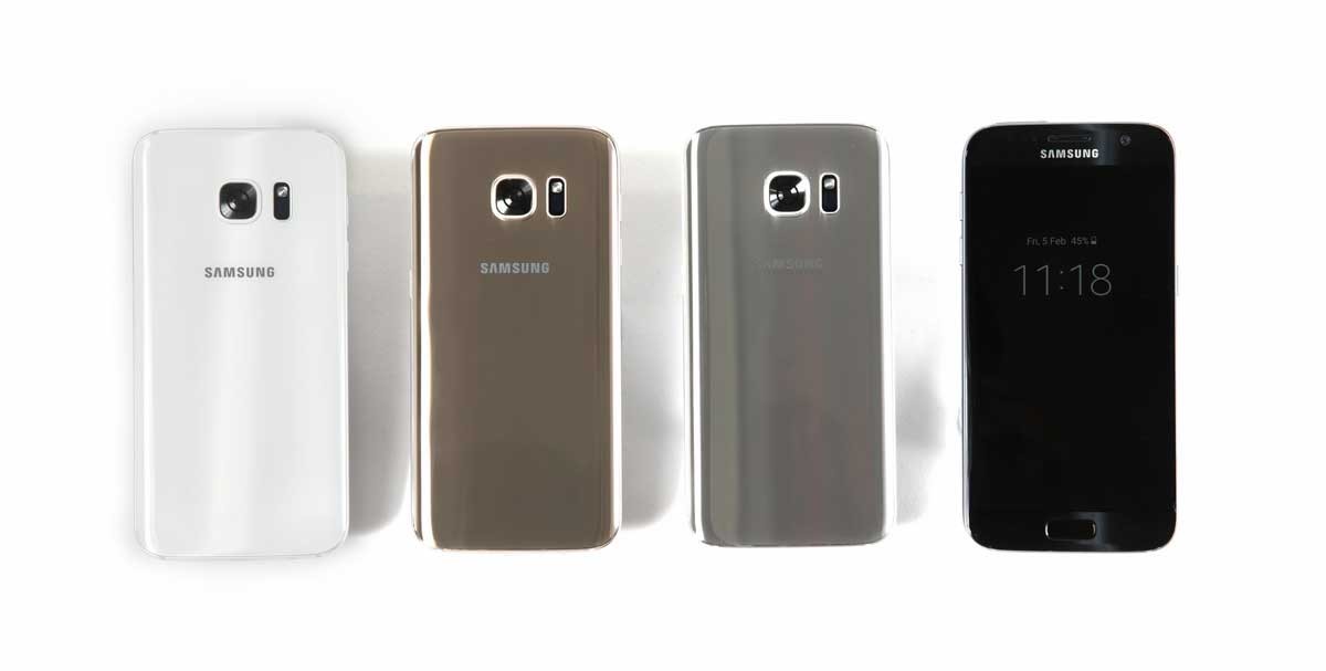 Samsung Galaxy S7 et Galaxy S7 edge.