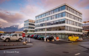 Le Swisscom Business Park de Sion. Le Swisscom Business Park de Sion.