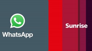 Sunrise offre les données de WhatsApp avec Freedom. Sunrise offre les données de WhatsApp avec Freedom.