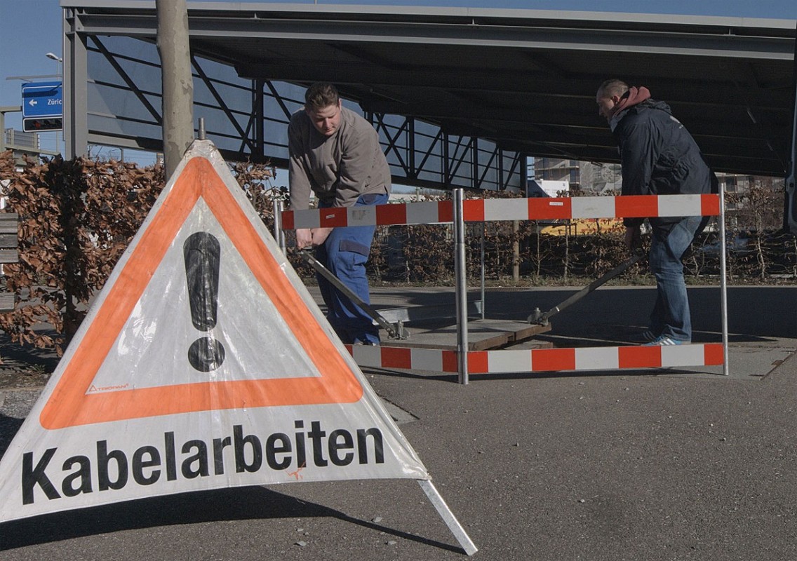 Les grands travaux pour UPC Cablecom.