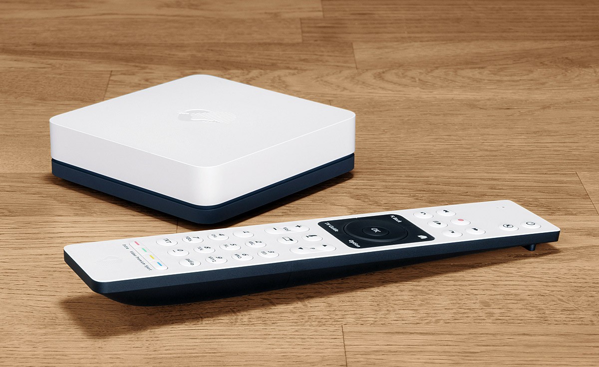 Un boîtier Swisscom TV. Un boîtier Swisscom TV.