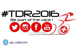 Suivez le Tour de Romandie 2016 sur les réseaux sociaux.