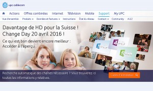 UPC Cablecom améliorera son offre HD le 20 avril. UPC Cablecom améliorera son offre HD le 20 avril.