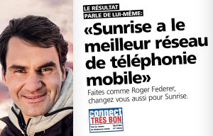 Sunrise bien classé, selon Connect. Sunrise bien classé, selon Connect.