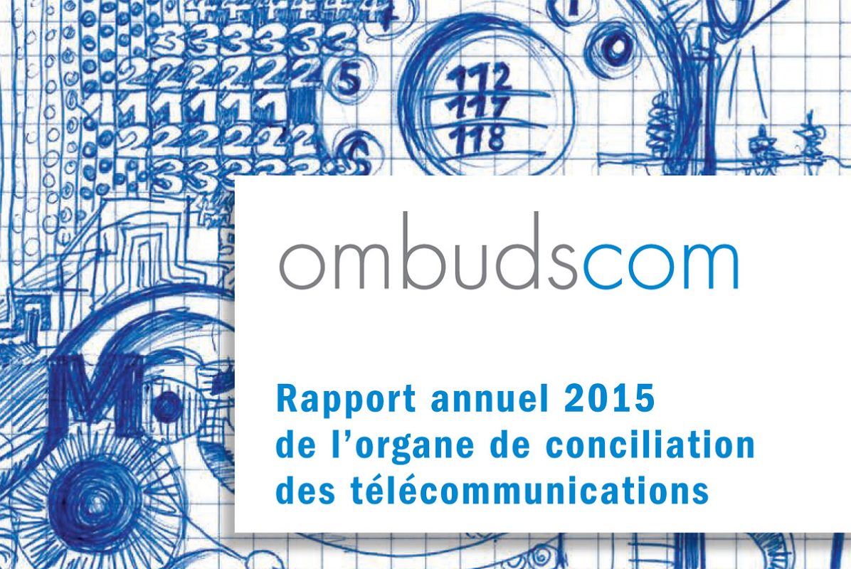 Le rapport annuel 2015 de l'ombudscom.