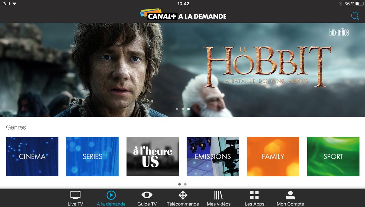MyCanal disponible chez Swisscom et Sunrise.