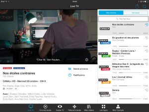 MyCanal disponible chez Swisscom et Sunrise.