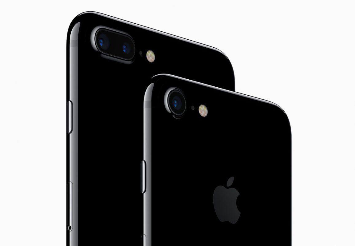 Les nouveaux iPhone 7 d'Apple.