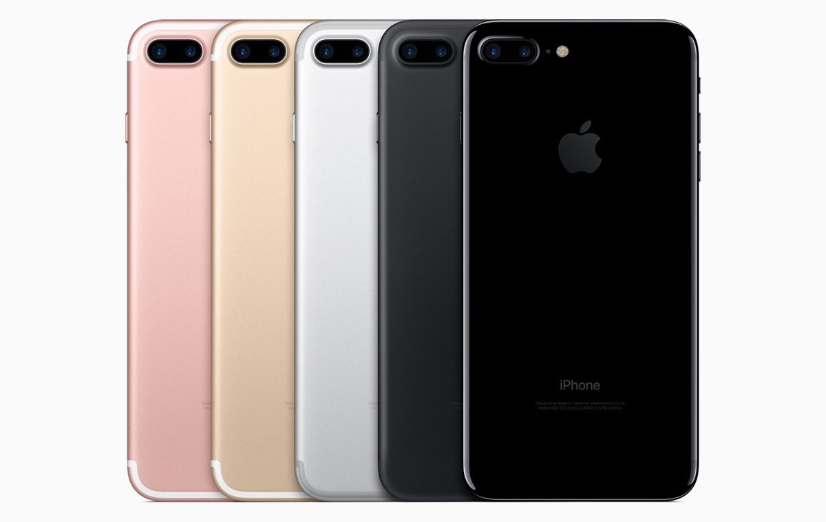 Les nouveaux iPhone 7 d'Apple.