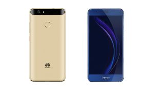 Le Huawei Nova, à gauche, vs le Honor 8, du même constructeur. Le Huawei Nova, à gauche, vs le Honor 8, du même constructeur.