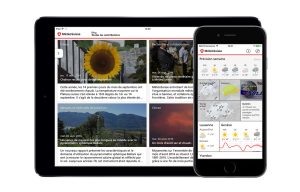 La nouvelle application de MétéoSuisse. La nouvelle application de MétéoSuisse.