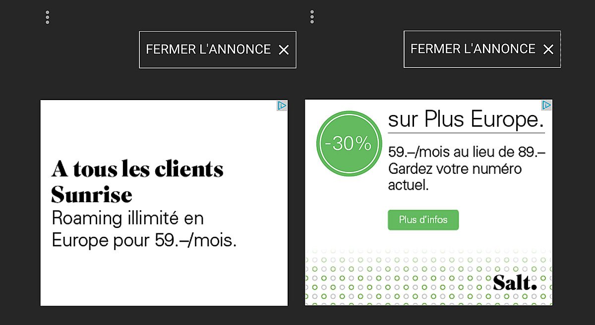 Salt attaque le point faible de Sunrise: le roaming.
