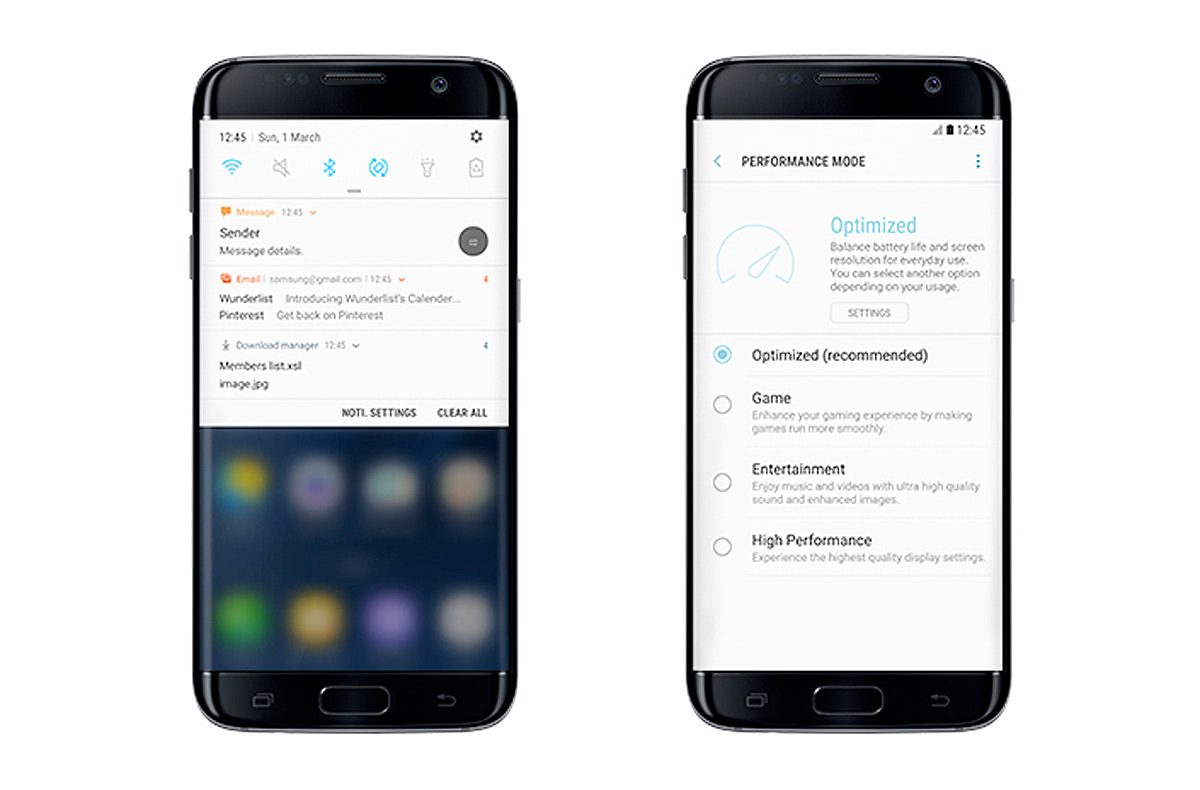 Android 7.0 Nougat débarque officiellement sur les Samsung Galaxy S7. Android 7.0 Nougat débarque officiellement sur les Samsung Galaxy S7.