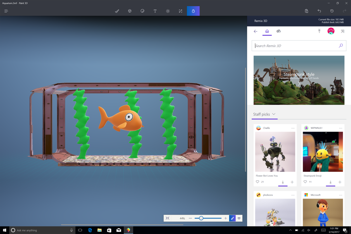 Le test de Microsoft Windows 10 Creator Update. Le test de Microsoft Windows 10 Creator Update.
