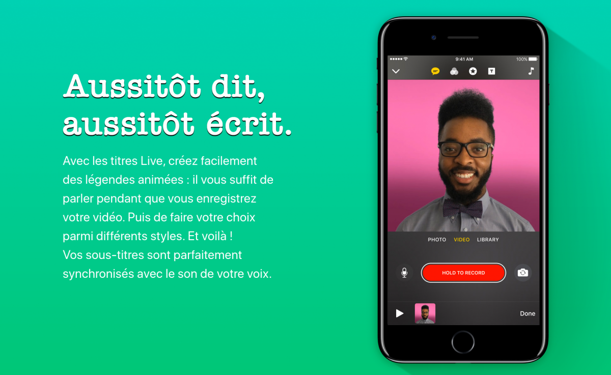 Clips: petit test de l'application vidéo à la mode d'Apple.
