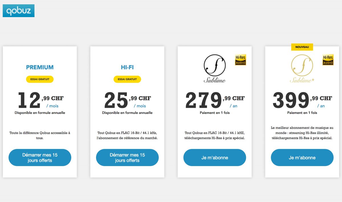 Qobuz se lance sur le marché du streaming Hi-Res audio.