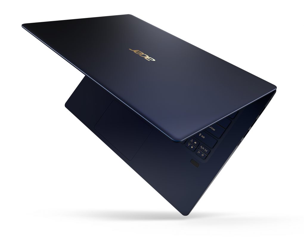 L'Acer Swift 5 testé avec un Intel Core i7 de huitième génération et 16Go de mémoire vive. Acer Swift 5.