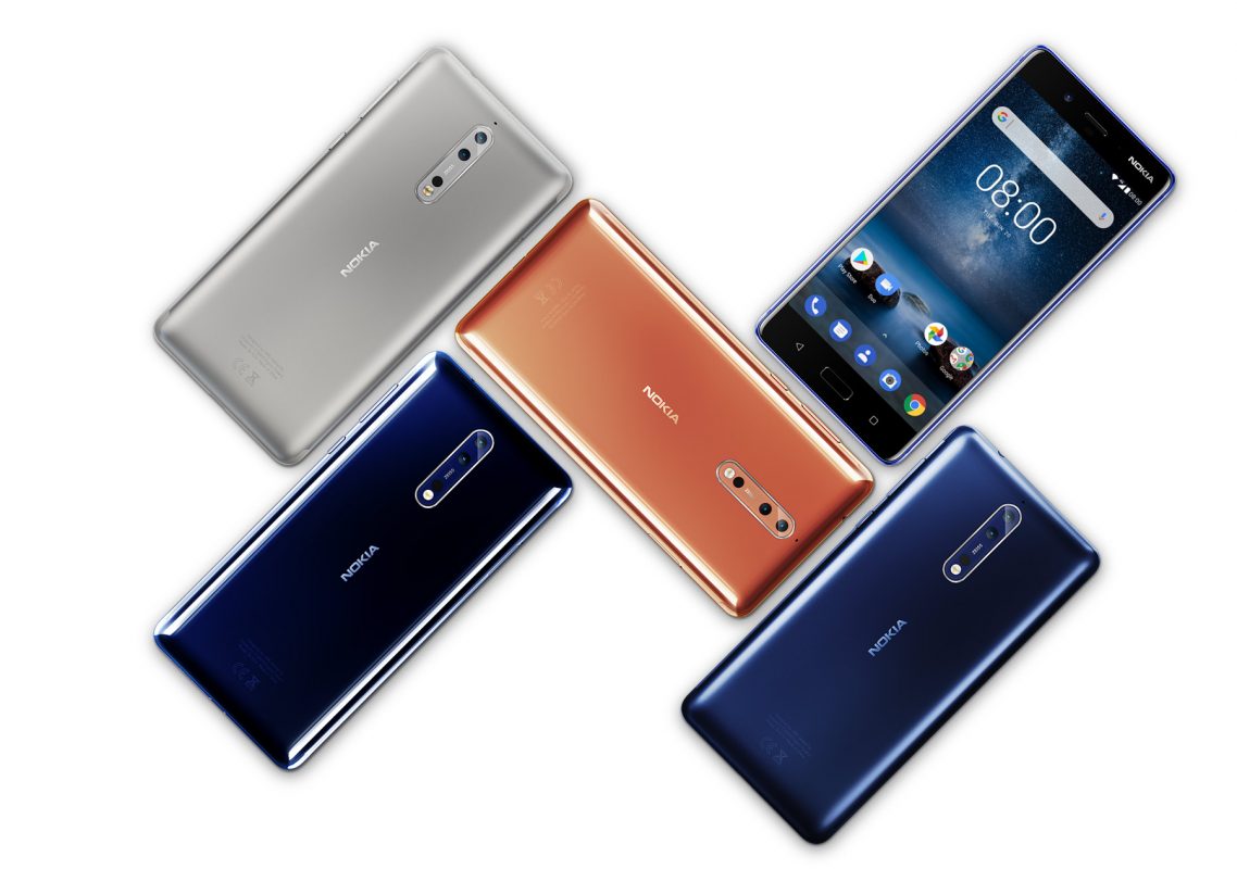 Le Nokia 8 sous Android 7.1.1 est proposé dans des déclinaisons en aluminium plutôt originales. Le Nokia 8 sous Android 7.1.1 est proposé dans des déclinaisons en aluminium plutôt originales.