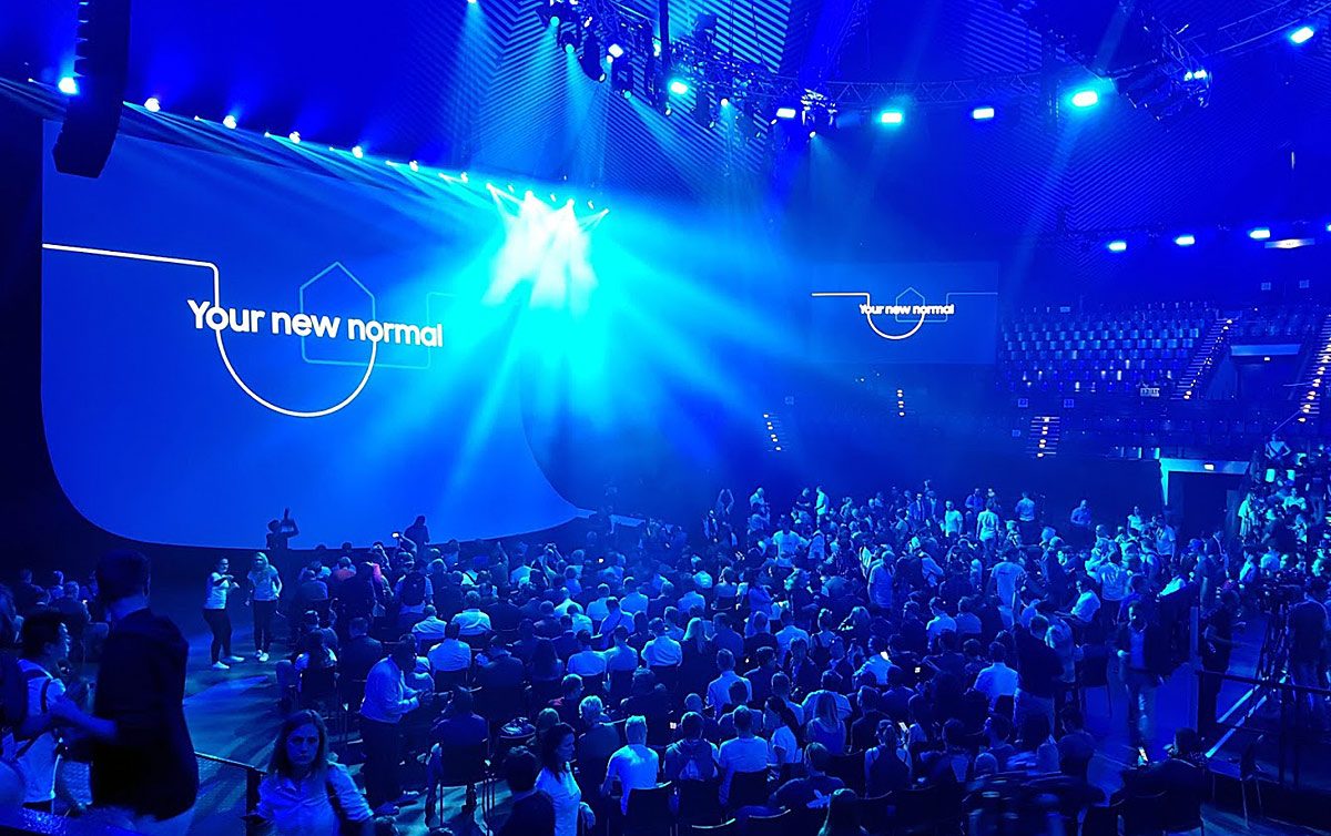 Samsung veut s’adapter aux besoins des utilisateurs, d’où le slogan « your new normal ».