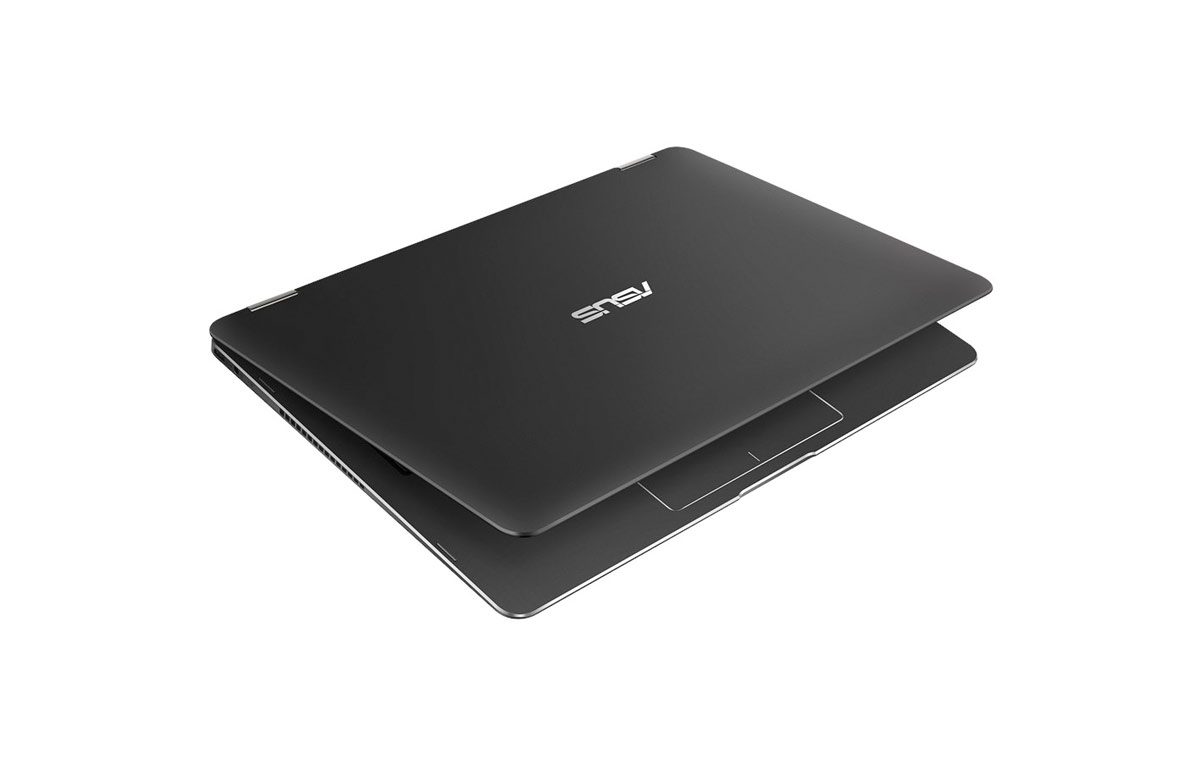 Le test du ZenBook Flip S, qui se distingue par son châssis soigné en aluminium. Le test du ZenBook Flip S, qui se distingue par son châssis soigné en aluminium.