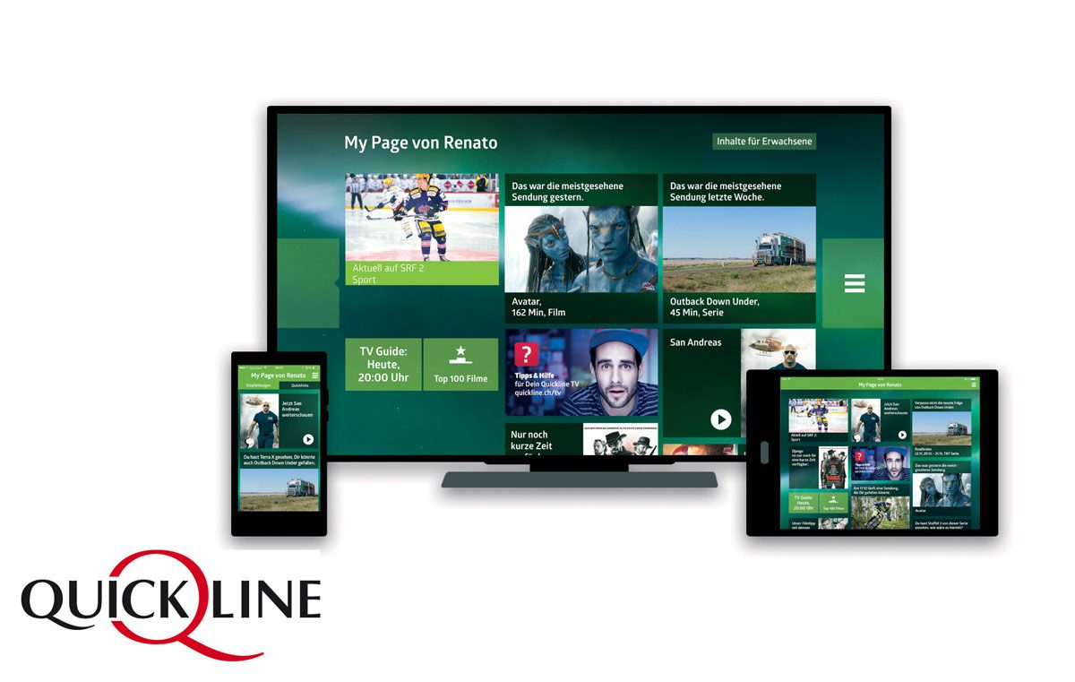 Quickline propose une offre de TV gratuite. Quickline propose une offre de TV gratuite.