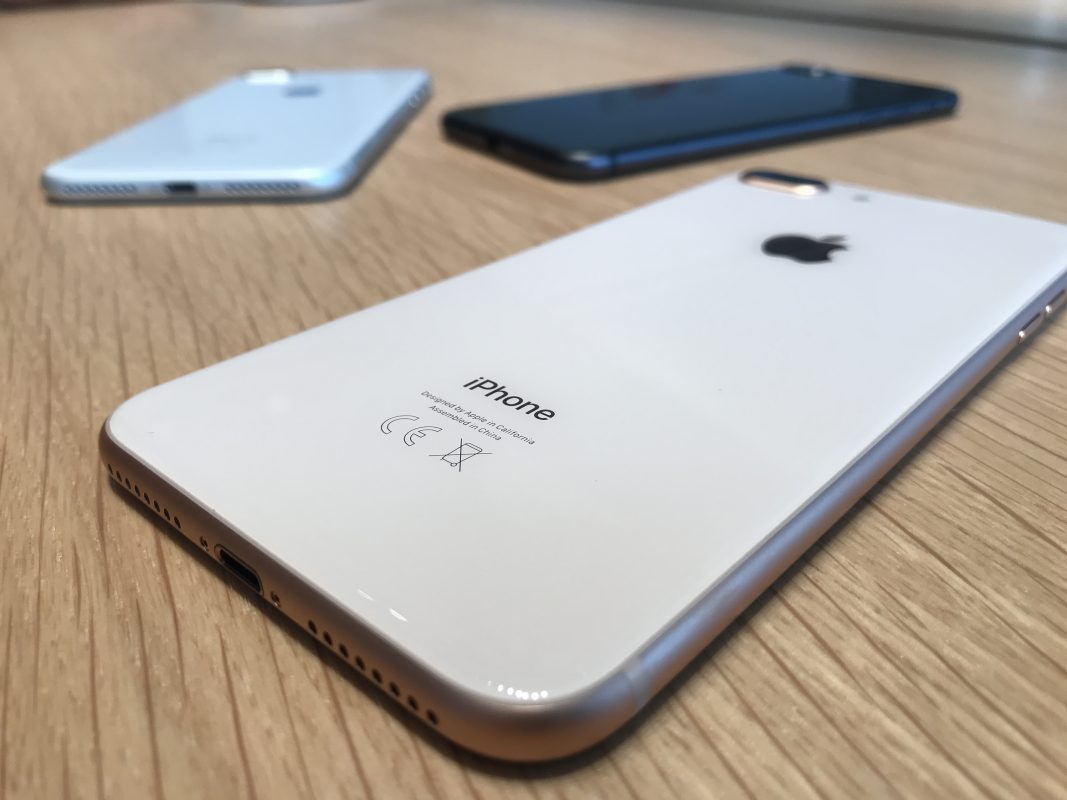 Les nouveaux iPhone 8 Plus.